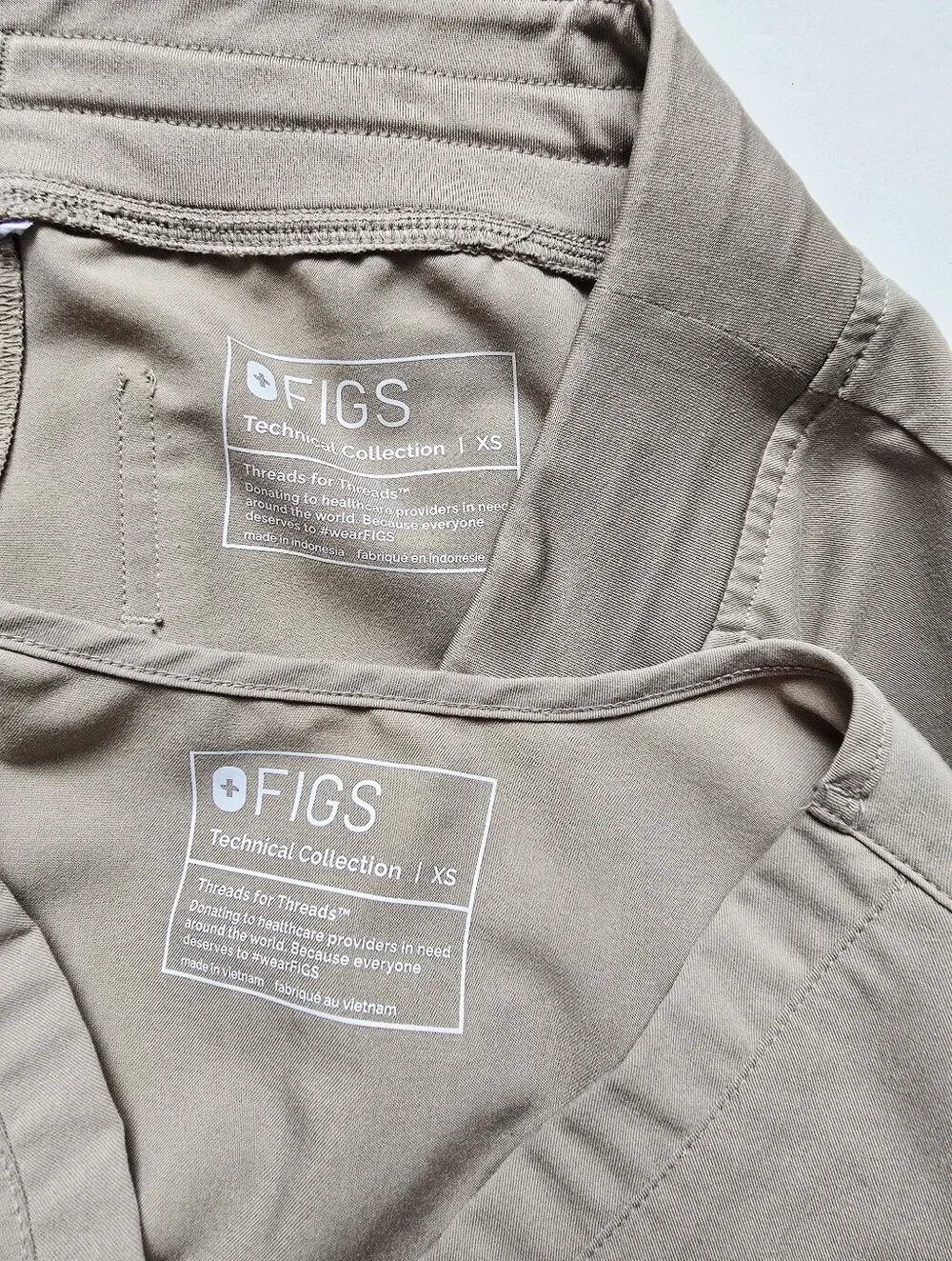 FIGS Set Zamora Jogger & Catarina Scrub Latte Limited Edition - Picture 5 of 6